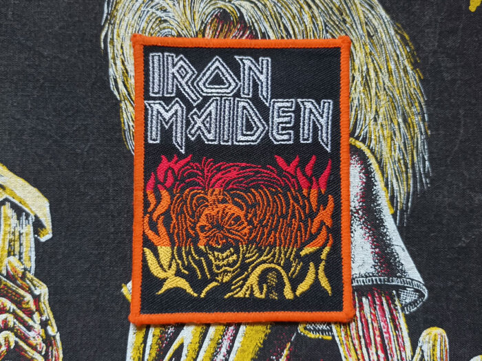Iron Maiden “Killers” Orange Border Woven Patch