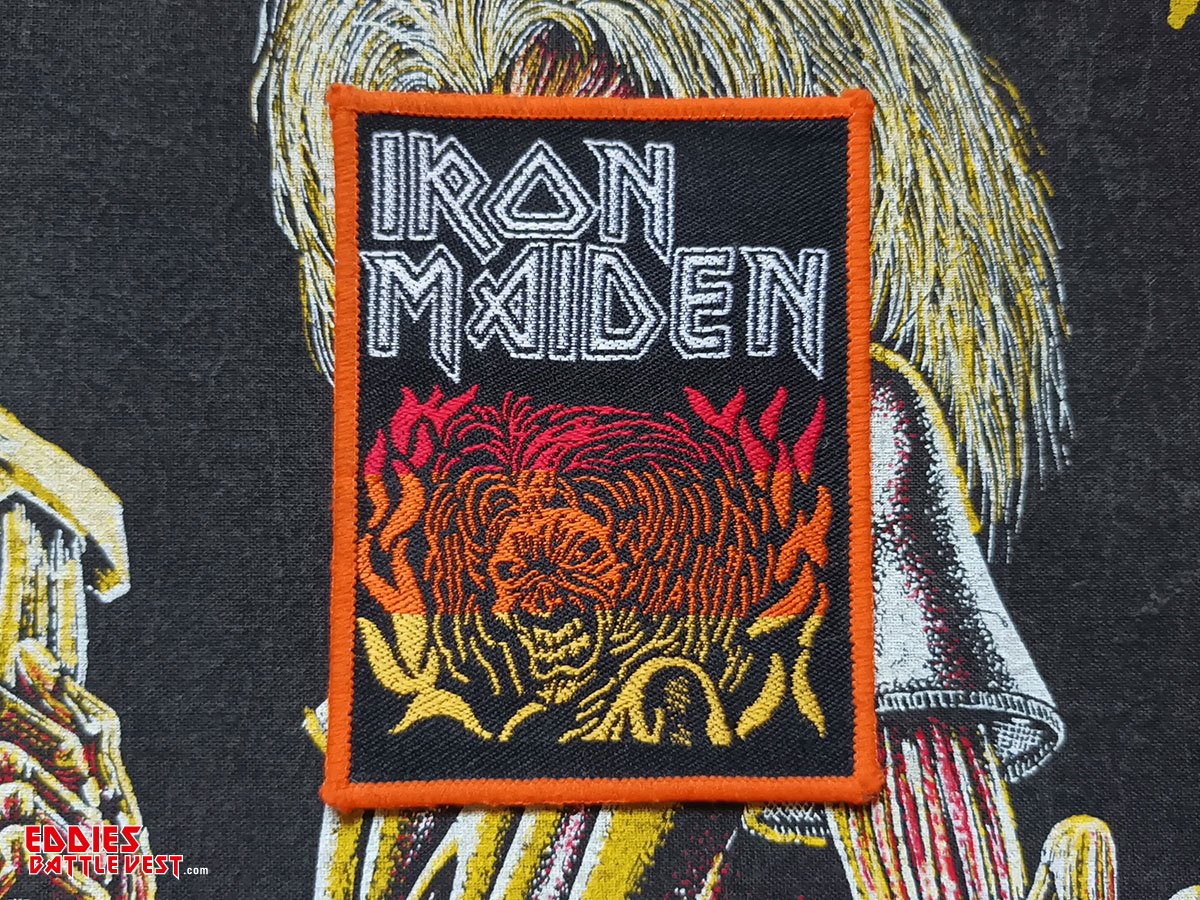 Iron Maiden “Killers” Orange Border Woven Patch