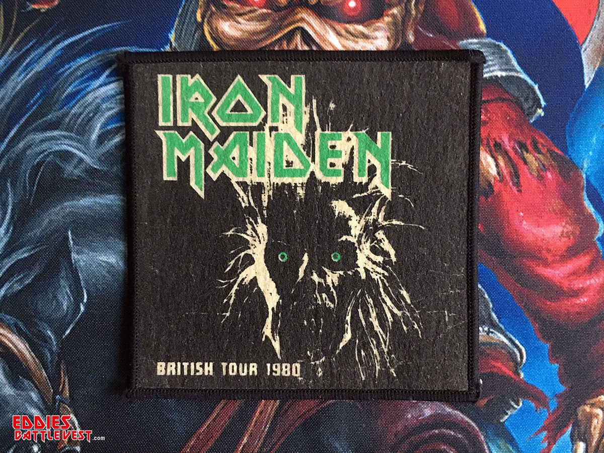 Iron Maiden "British Tour 1980" Photo Printed Patch