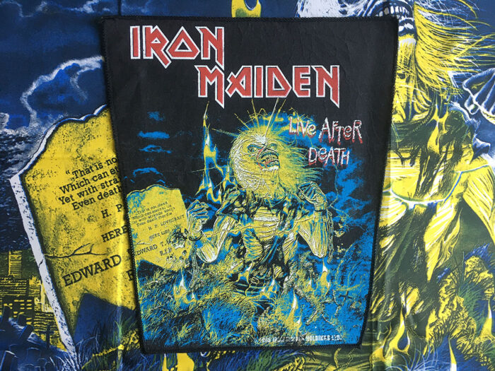Iron Maiden "Live After Death" Licensed Bootleg Backpatch