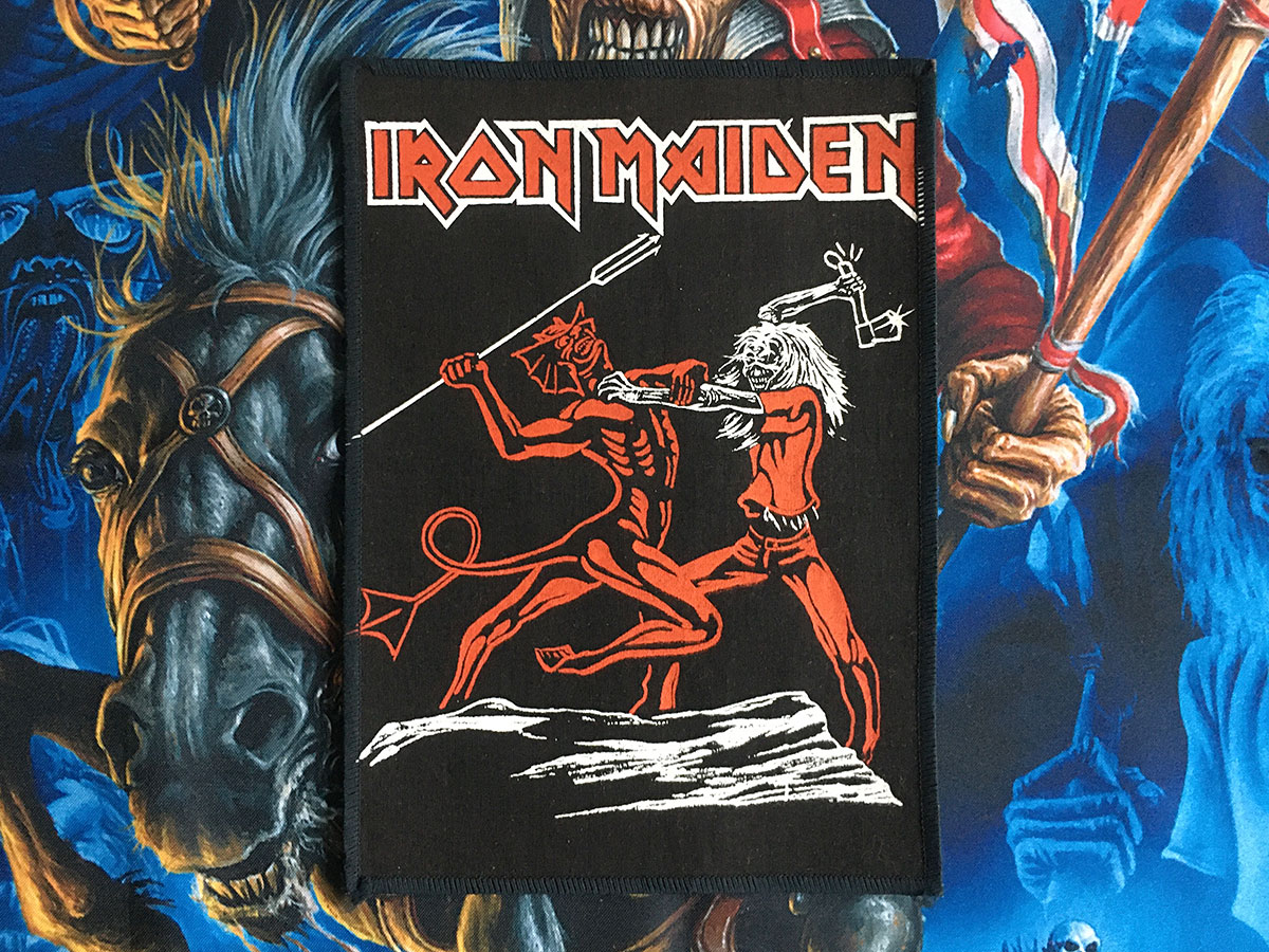 Iron Maiden "Run To The Hills" Mini Backpatch