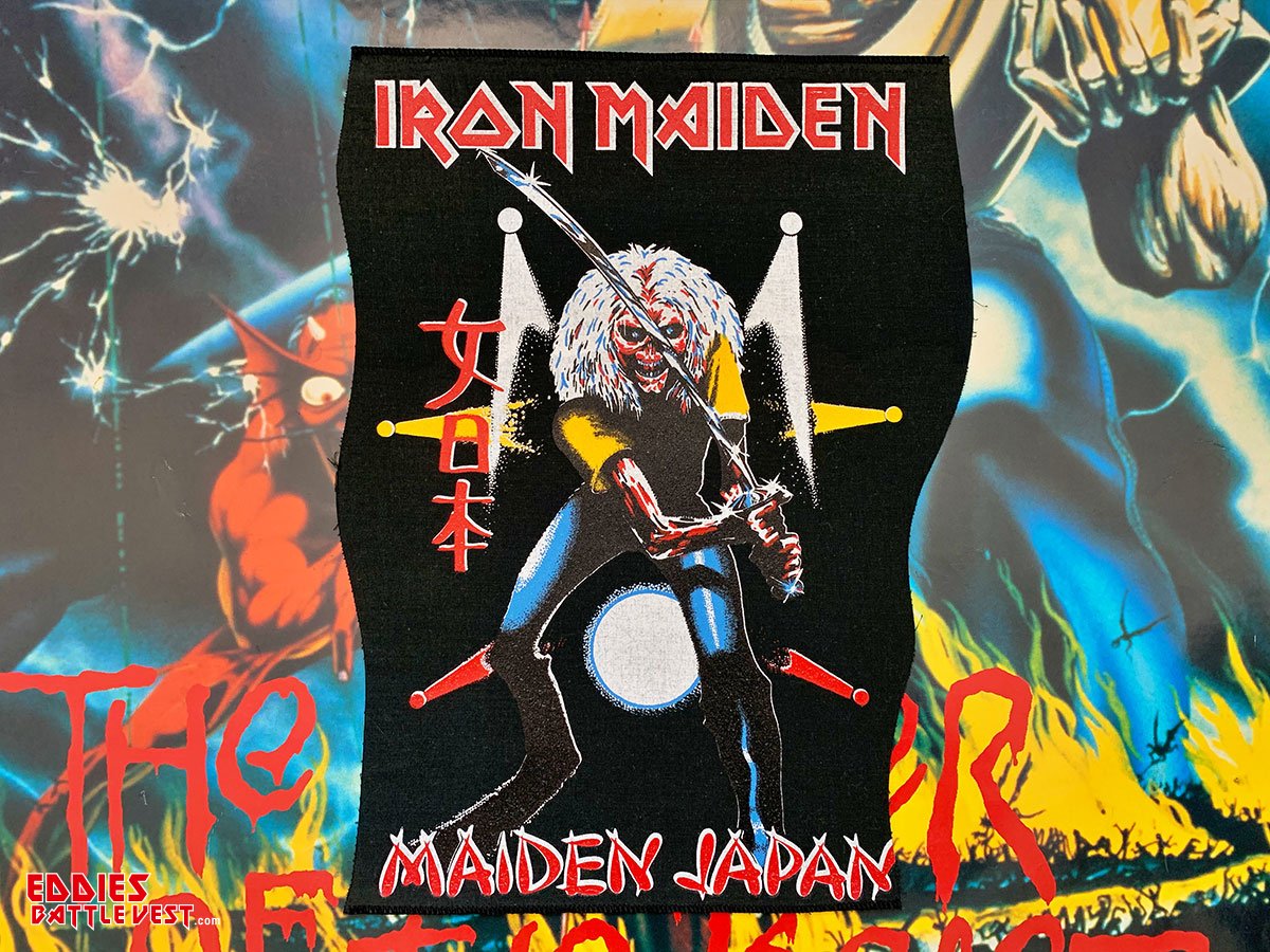 Iron Maiden "Maiden Japan" Transfer Printed Backpatch