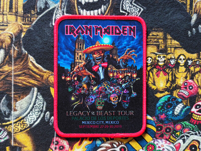 Iron Maiden "Nights Of The Dead" Photo Printed Patch
