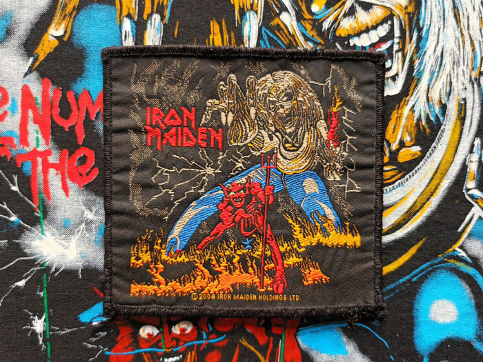 Iron Maiden "The Number Of The Beast" Woven Patch 2004