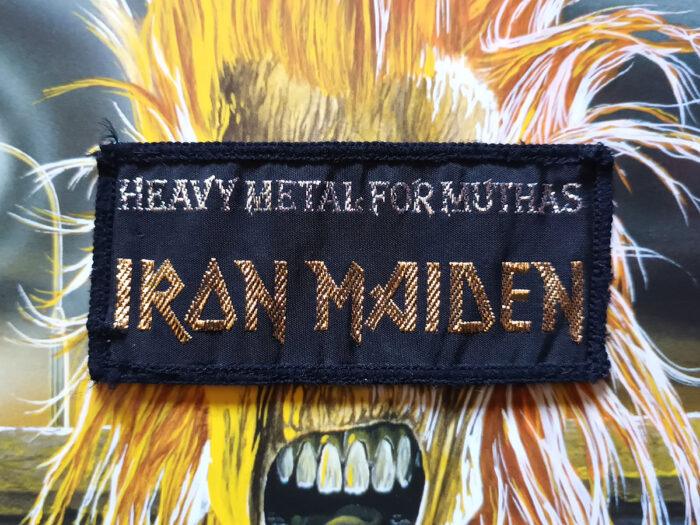 Iron Maiden "Heavy Metal For Muthas" Woven Patch