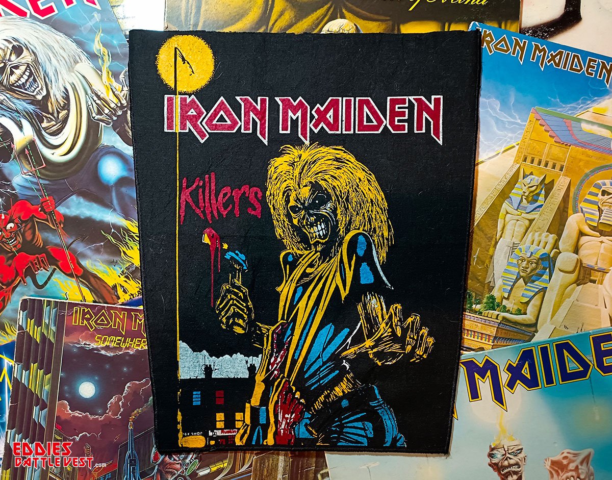 Iron Maiden "Killers" Backpatch Bootleg