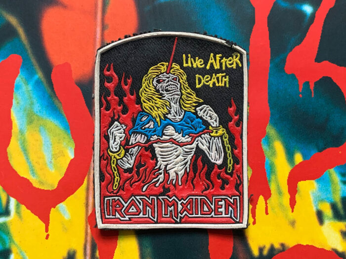 Iron Maiden "Live After Death" Rubber Patch