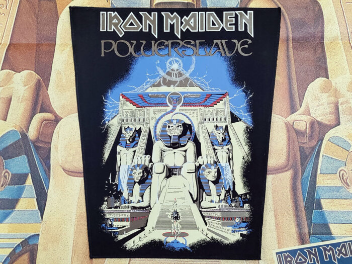Iron Maiden "Powerslave" Transfer Printed Backpatch 1984