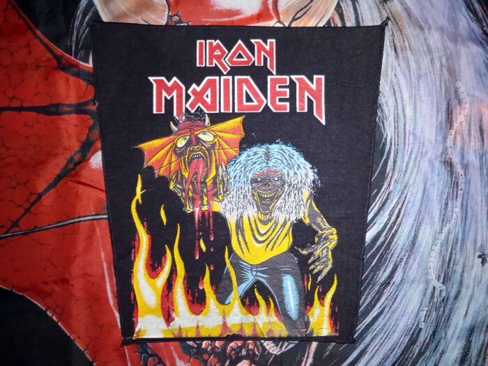 Iron Maiden "The Number Of The Beast" Transfer Printed Backpatch