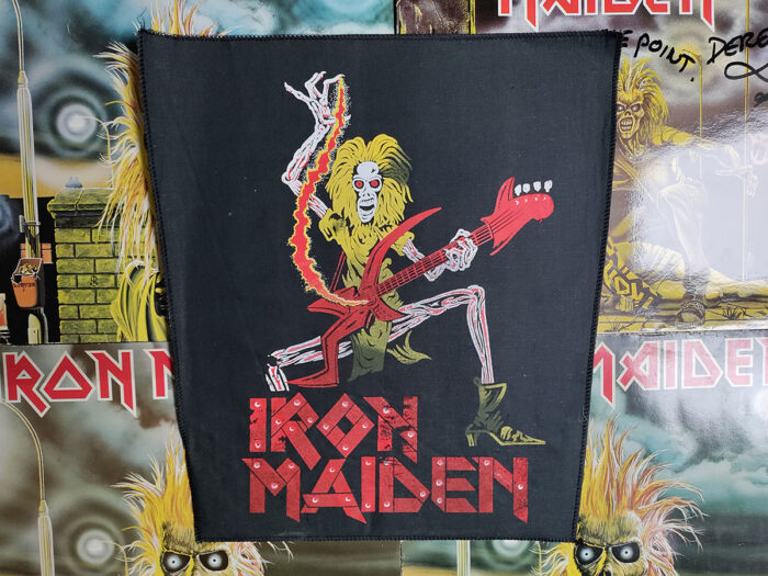 Iron Maiden "Crazy Eddie With Guitar" Backpatch
