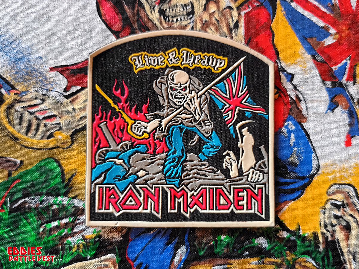 Iron Maiden "The Trooper Live & Heavy" Rubber Patch