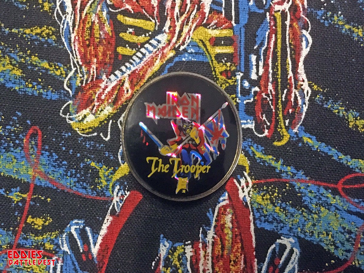 Iron Maiden "The Trooper" Prism Pin Front