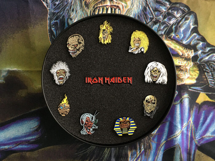 Iron Maiden "Eddie Evolution" Pin Badge Set