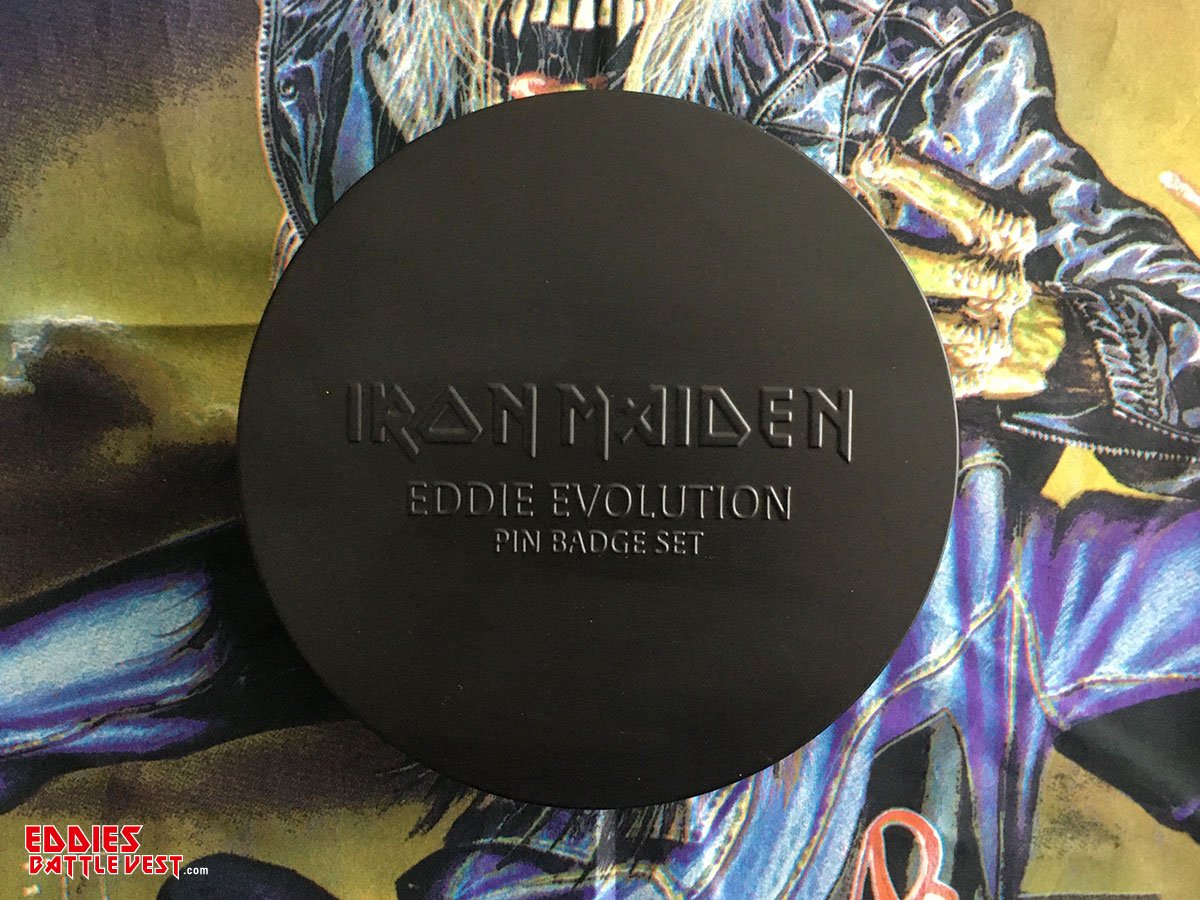 Iron Maiden "Eddie Evolution" Pin Badge Set Closed