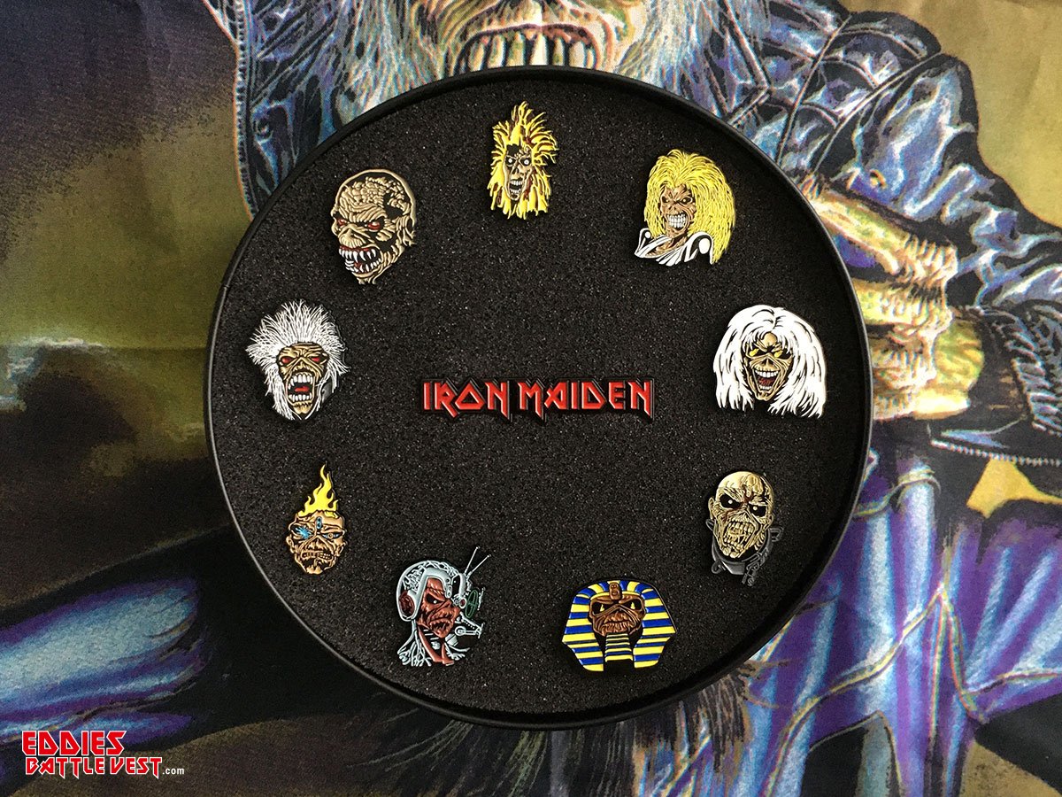 Iron Maiden "Eddie Evolution" Pin Badge Set