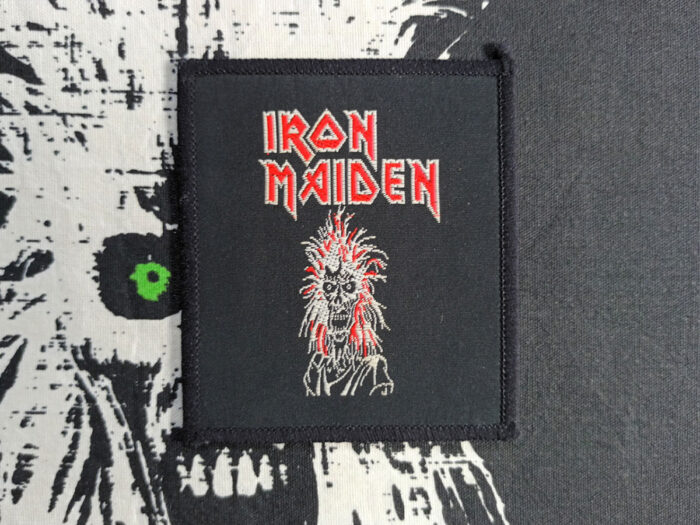 Iron Maiden "First Album" Black Border Woven Patch