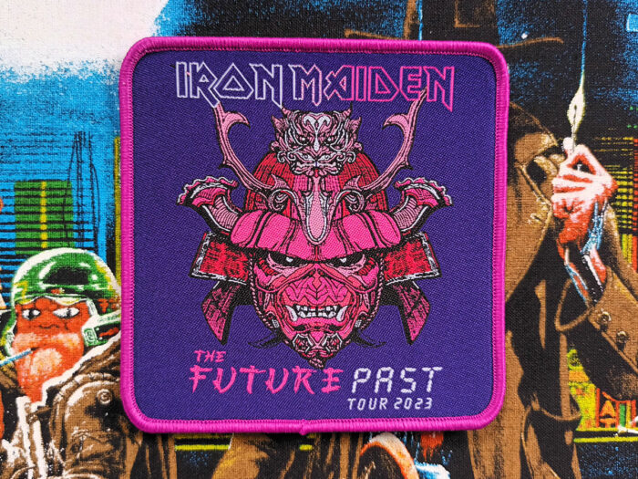 Iron Maiden "Samurai Eddie" Woven Tour Patch 2023