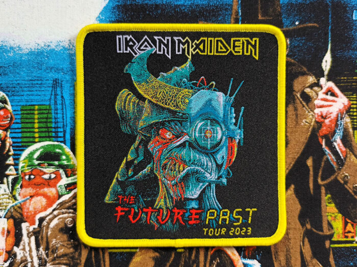 Iron Maiden "Samurai & SiT" Eddie Woven Tour Patch 2023