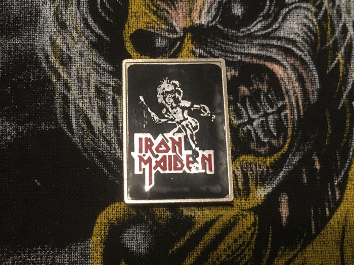 Iron Maiden "Sanctuary" Pin Badge Front