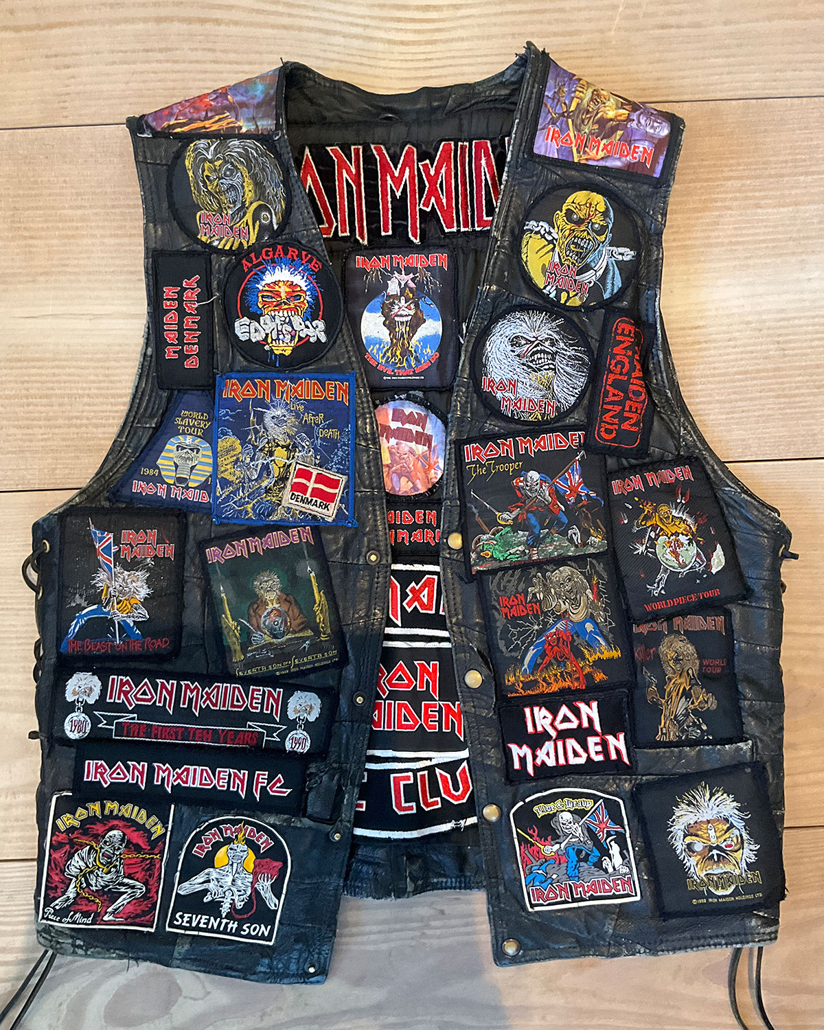 Rasmus Tribute Leather Vest Front