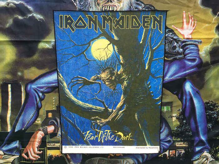 Iron Maiden "Fear Of The Dark" Photoprinted Backpatch 1992