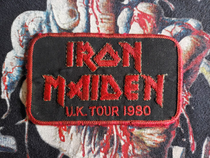 Iron Maiden U.K. Tour 1980 Embroidered Patch Front