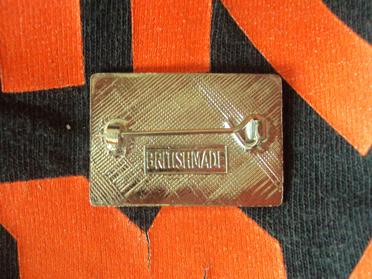 Iron Maiden Logo Pin Badge Back