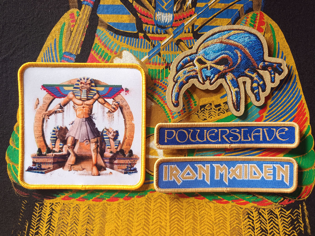 Iron Maiden "Powerslave" Patch Set 2024